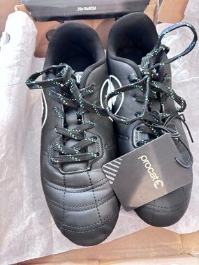 Black Puma Kids Soccer Cleats